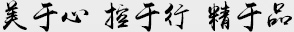 美于心，控于行，精于品